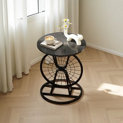 Table d'appoint 2 pièces Vintage Industrial