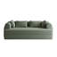 Canapé-lit convertible avec coussin cylindrique, canapé-lit pliant en chenille avec, canapé-lit pliant avec poche latérale, canapé-lit de salon pour salon-118484074