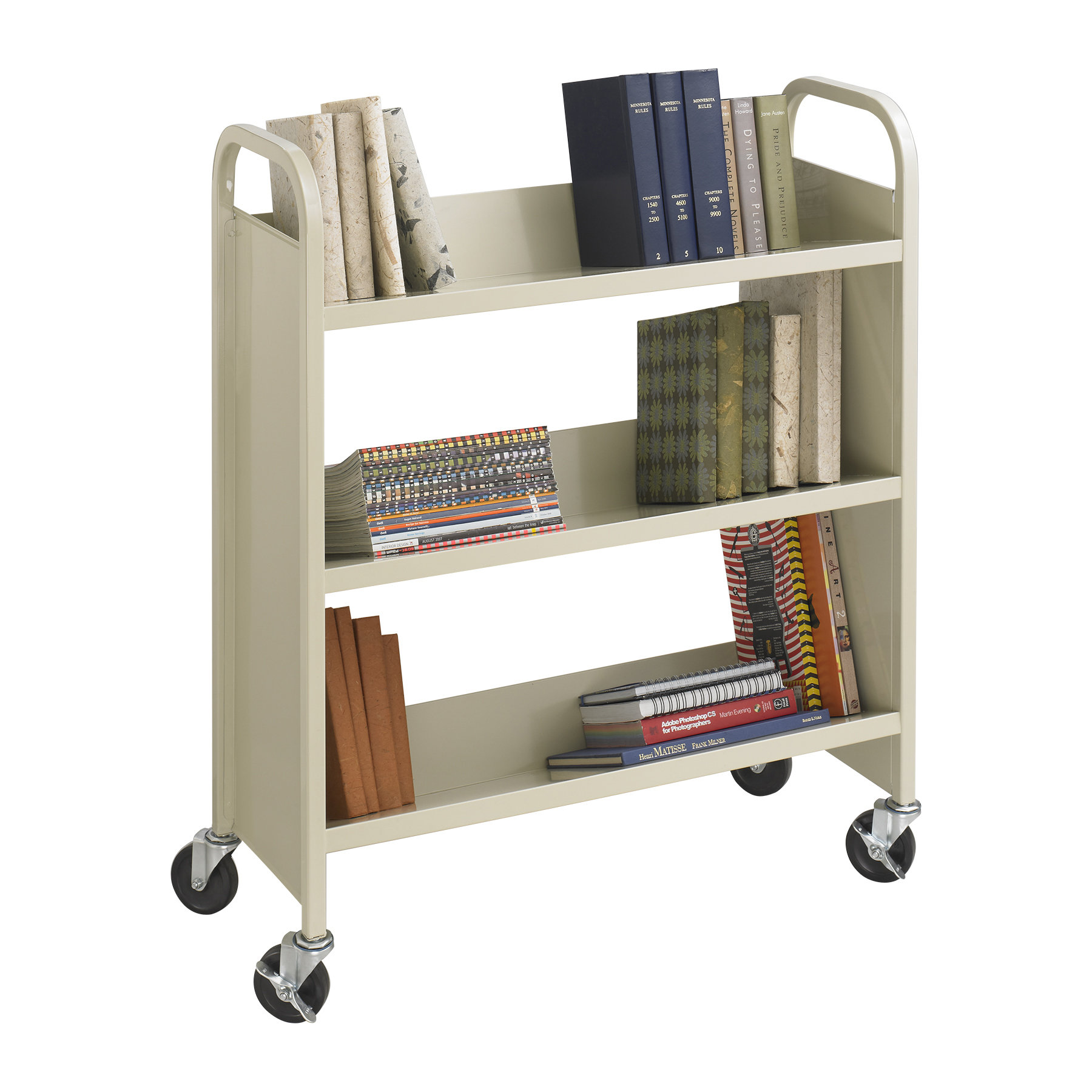 Safco Products Company Steel Book Cart | Wayfair