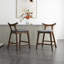 Anastasi Upholstered Counter Stool with Solid Wood Frame