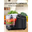 Mini Food Chopper – Small Electric Food Processor, 750ml Compact Vegetable Blender, Removable bowl, lid & blade, Simple one-button operation, 100W (Black)