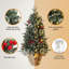 1097.3cm H Lighted Artificial Christmas Tree