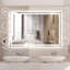 Miroir de salle de bain à DEL Naliyah-1276860414