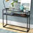 Nellie 42'' Glass Top Console Table
