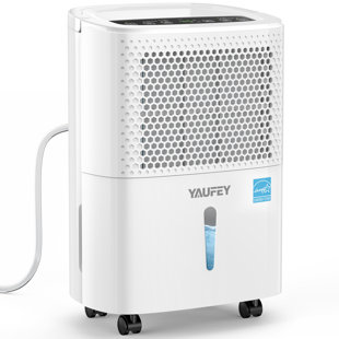 Le déshumidificateur Yaufey 2024 Energy Star le plus efficace pour 2 000 pieds carrés Pi. Maison, sous-sol et grande pièce - Puissant, silencieux avec contrôle de l'humidité, minuterie, tuyau d'évacuation et réservoir d'eau
