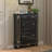 Black Solid Wood Shoe Storage Bench-256602774-256602773