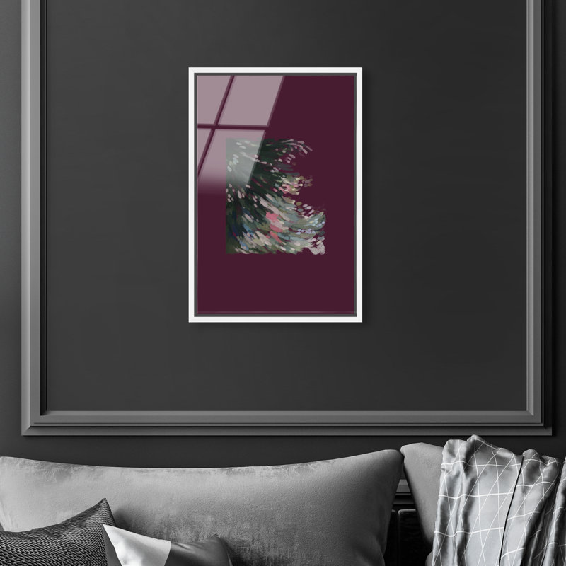 Falling Delicately High-Gloss Frameless Acrylic Glass Wall Art Abstract Print by Oliver Gal, Ready to Hang, 10 x 15