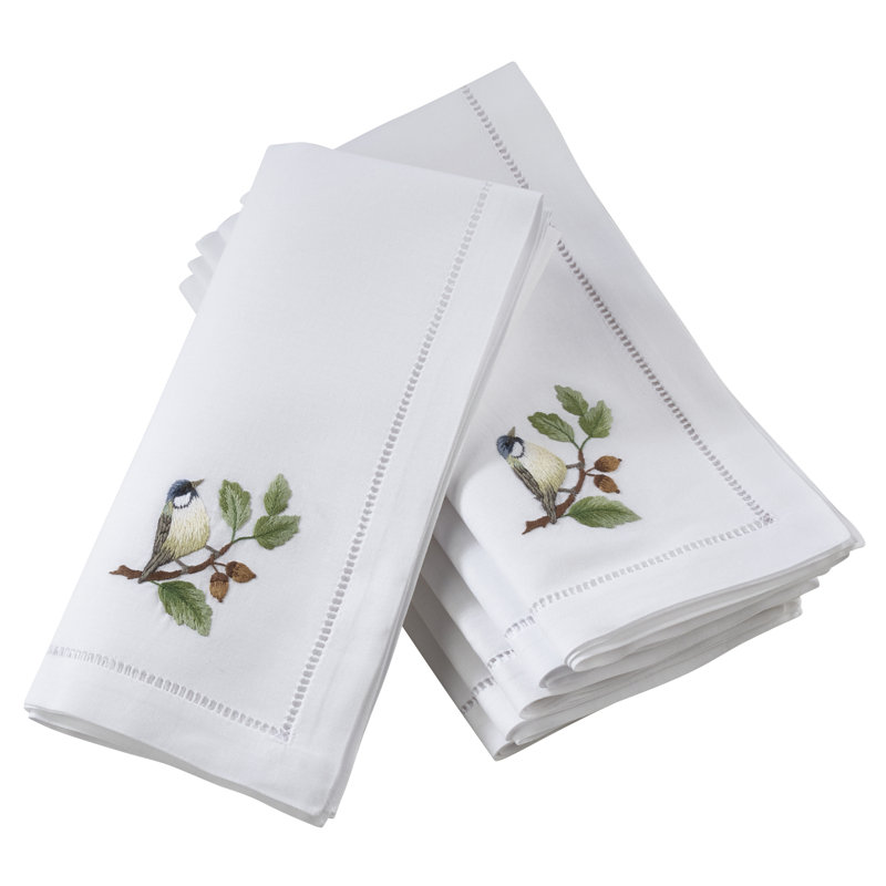 Chamorro Linen Embroidered Square Napkin