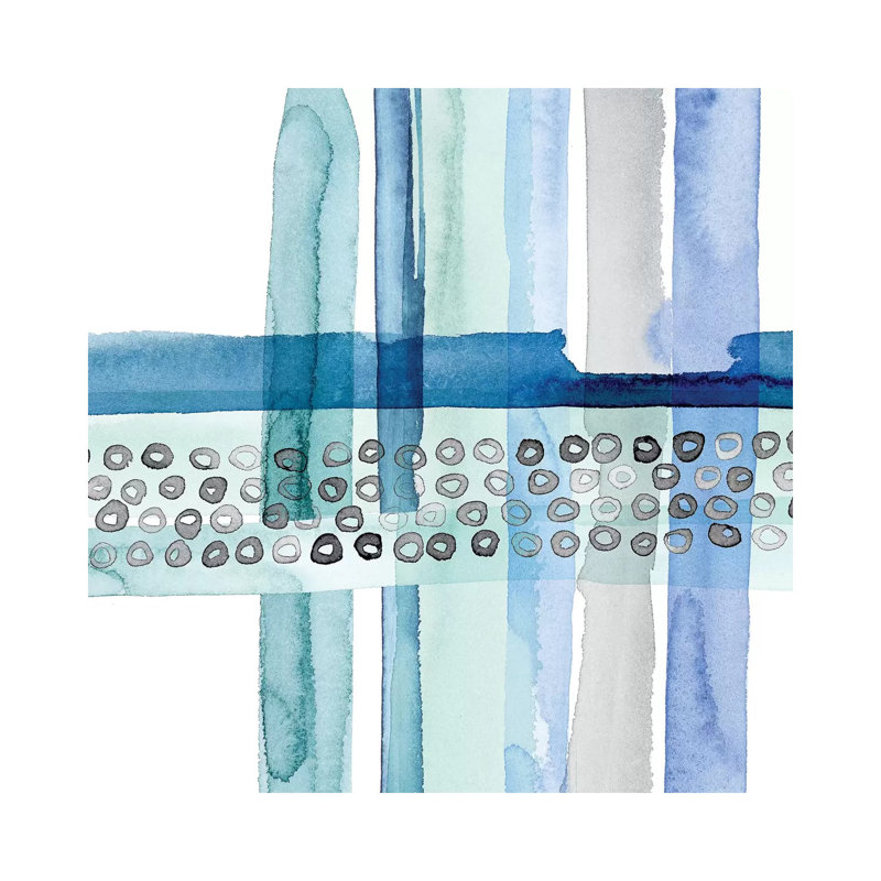 Cross Stitch III by Grace Popp - Wrapped Canvas Painting, 45.72 cm H x 45.72 cm W