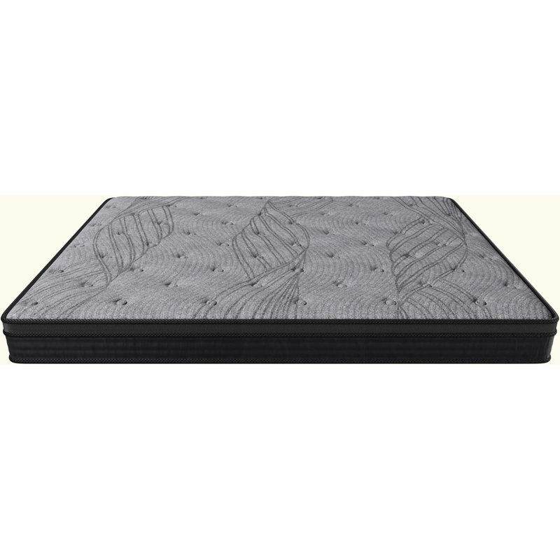 Matelas ferme mi-ferme 12 pouces avec ressorts ensachés, 560 ressorts ensachés individuellement pour un soutien corporel ciblé, transfert de mouvement minimisé, matelas dans une boîte