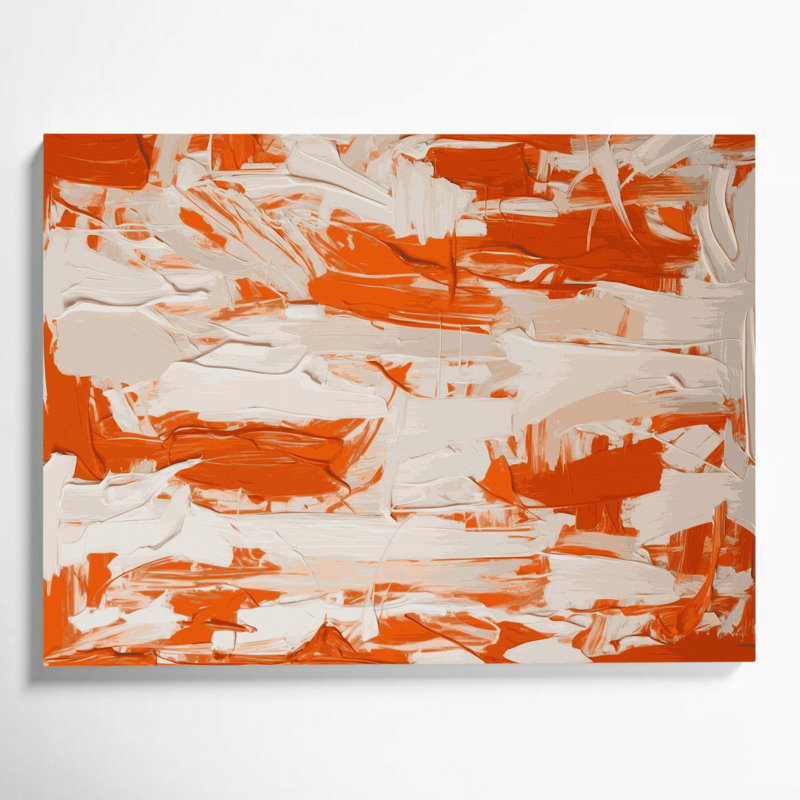 Neo Expressionism 69 Beige Canvas Wall Art
