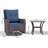 8 - Person Outdoor Furniture Rattan Patio Set With PE Rattan Base Fire Pit Table And Coffee Table-2006779889