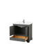 Ensemble de meuble-lavabo simple autoportant 30 po avec plateau en quartz Deborah-98080620-98080622-98080623