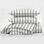 August Stripe Reversible Cotton Duvet Cover Set-505051810-505051832