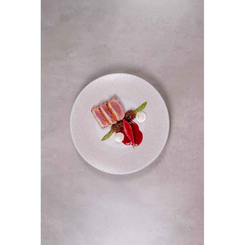 Assiette de service, Gris clair