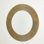 Radiating Round Aluminium Mirror