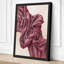 Burgundy Silks Minimalist 1 Piece Wrapped Canvas Wall Art-1484745846-1484745854