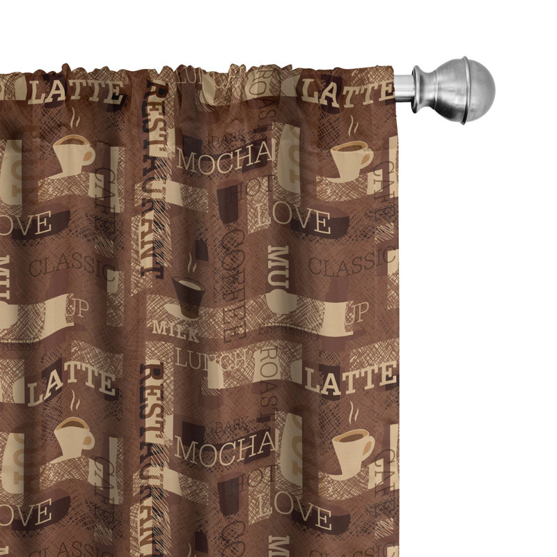 Semi-Sheer Rod Pocket Sliding Pocket, 28" x 63"