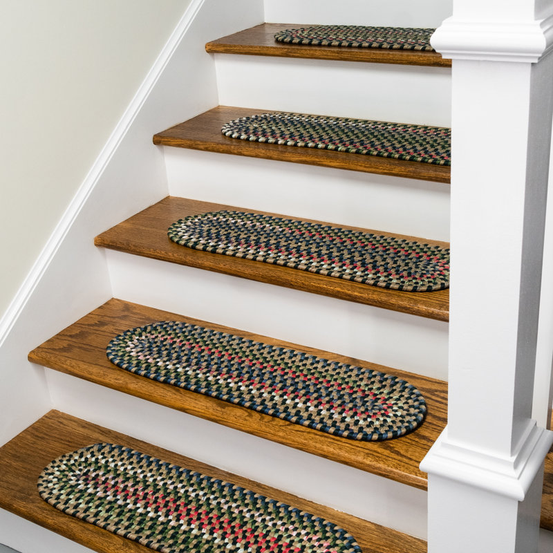 Tapis d'escalier, Foncé / vert