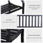 Banc de jardin extérieur, banc de patio