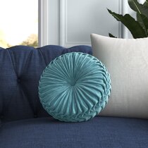 Round Decorative Pillow Large Velvet Floor Couch Pillow Handcrafted Pleated  Round Throw Pillow Decoration for Chair Sofa Bed and Car - China Cushions  and Pillow price