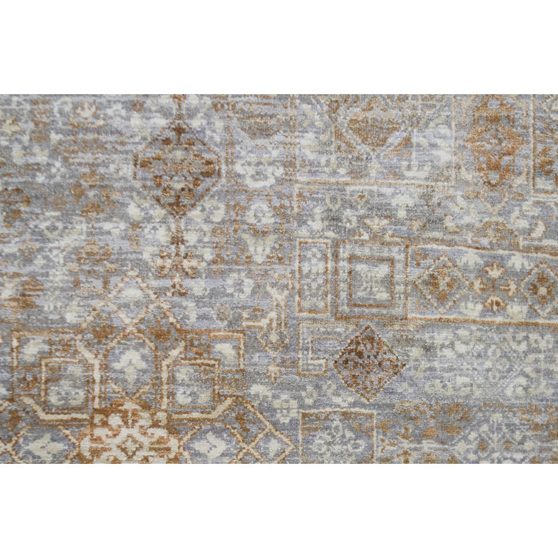 Hand-Knotted High-Quality Rust Area Rug