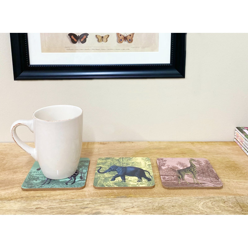 Cork Square 6 Piece Coaster Set