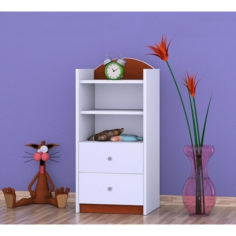 Hallie 96cm H Kids Cube, 92cm H x 45cm W x 34cm D, Brown