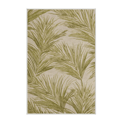 Machine Washable Abstract Beige Area Rug