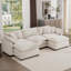Canapé modulaire surdimensionné rembourré en U-1187099456