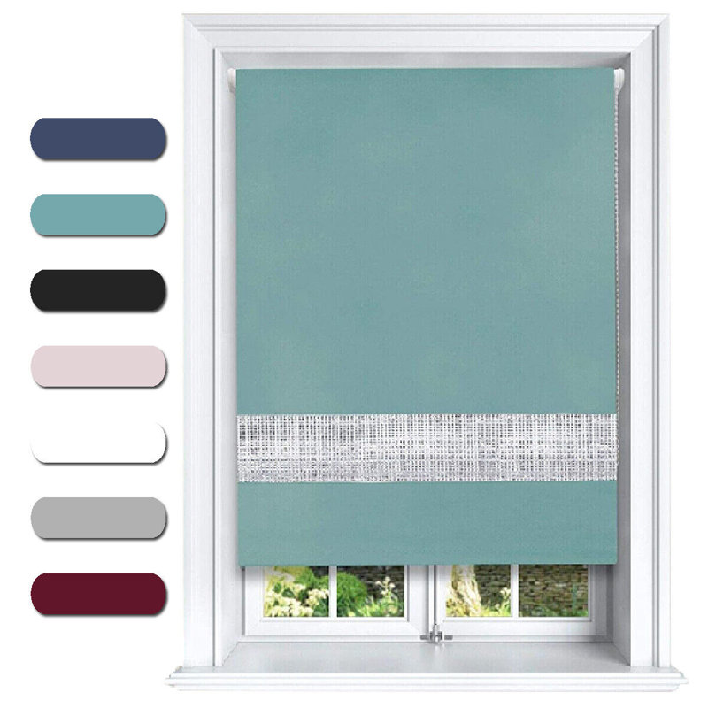 Roller Blind, 90cm W x 165cm L, Green