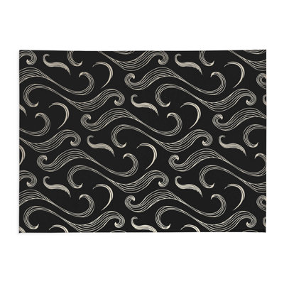 Ocean Current Low Profile Kitchen Mat
