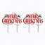 Paquet de 2 enseignes de jardin Merry Christmas