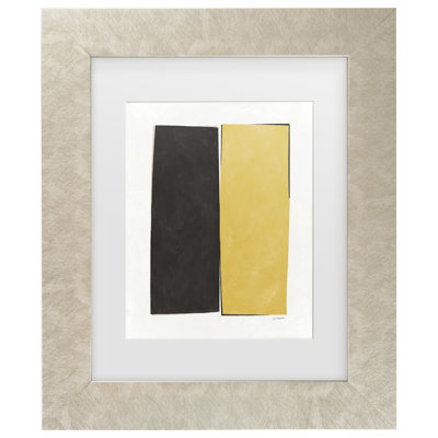 Bolog Mike Schick Monolithic I Neutral Matted Framed Art