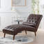 Chaise longue rembourrée