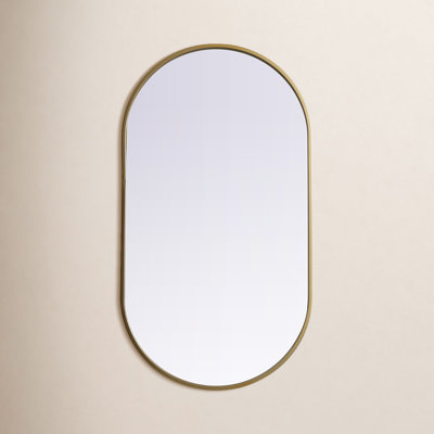 Sabine Metal Pill Wall Mirror