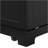 Fluted Kitchen Island With Trash Can Storage Cabinet, Power Outlet, Internal Storage Rack, Rolling Kitchen Islands On 5 Wheels With 3 Drawer, 3 Open Side Racks For 10 Gallon Garbage Bin, Black-2110218975