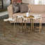 Link Bunching Table-Gold w/White Marble Top-64404294