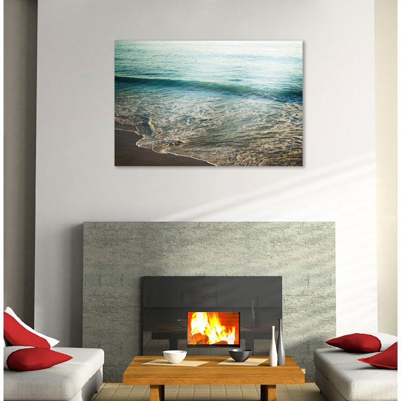 «First Light I», toile tendue par Elizabeth Urquhart, H 20 po x l 30 po x P 1,5 po