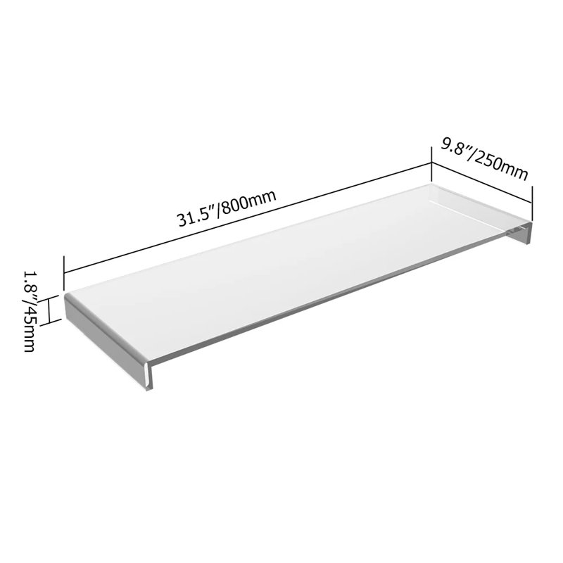 Acrylic Bathtub Tray Bathroom Caddy Shelf
