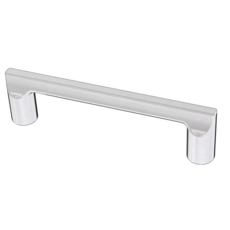 (Paquet de 5) Poignée de menuiserie moderne 3-3 / 4 po Chrome poli