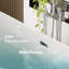 Opalo 59'' x 30'' Soaking Acrylic Bathtub