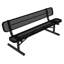 Banc, violet texturé, perforé, 1,83 m, avec dossier, portable-2122664768-2122664796