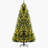 7.5' Tall Prelit Christmas Tree Douglas Fir Artificial Christmas Tree with Realistic Branches, Green