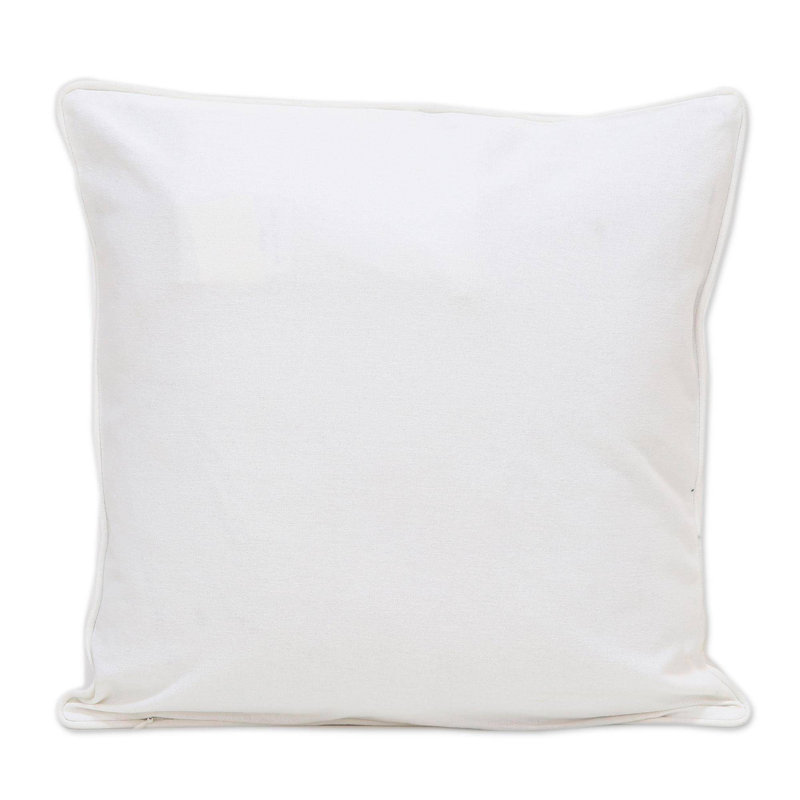 Polka Dots Cotton Reversible Pillow Cover