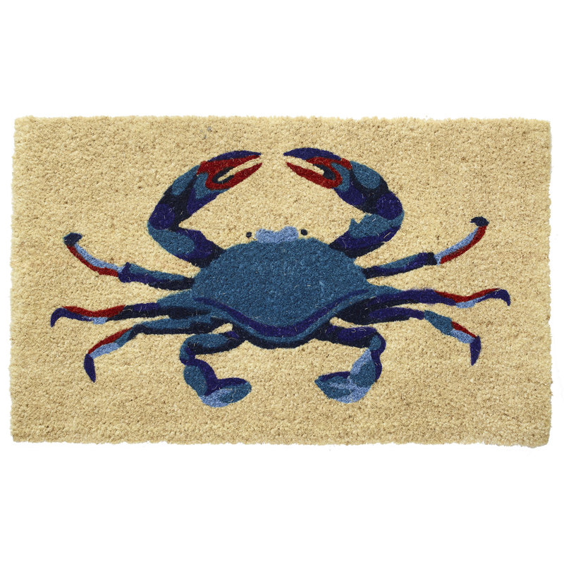 Blue Crab Outdoor Doormat