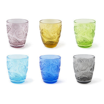 Set aus sechs Wassergläsern.