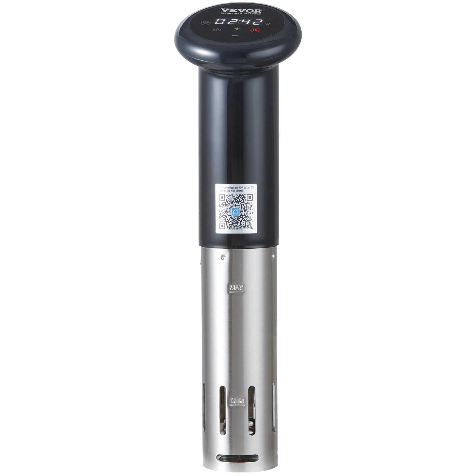VEVOR Sous Vide Machine, Bluetooth WiFi Connect App Control Sous Vide