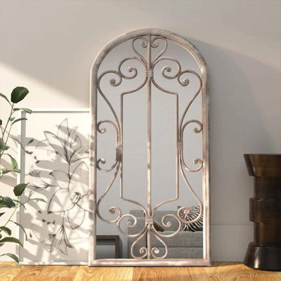 Abdul-Nafi Metal Flat Wall Mirror