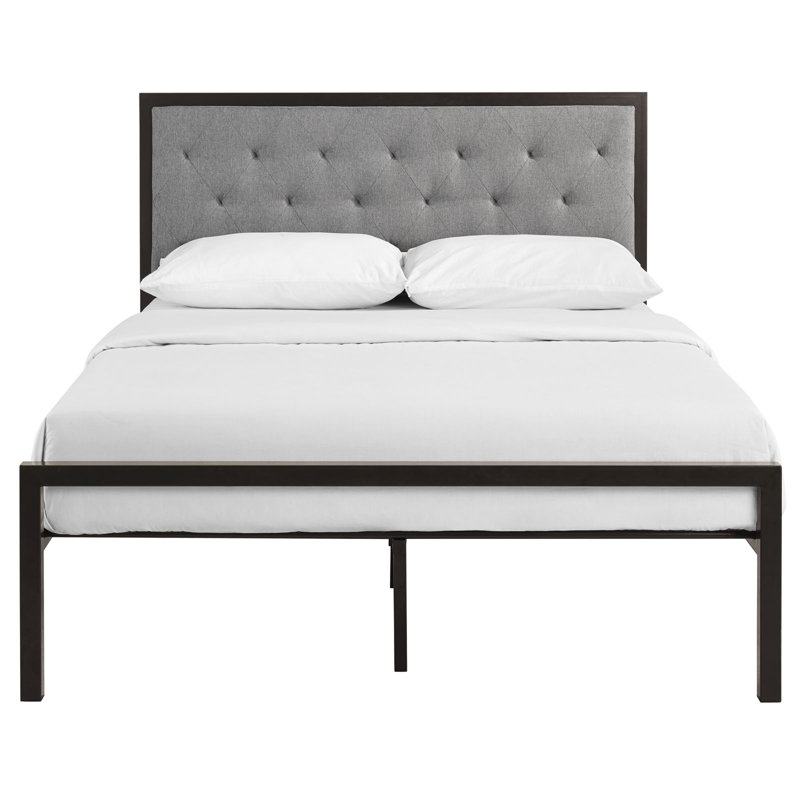 Lit en tissu Modway Mia, Grand, Gris